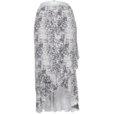 Skirt (Black, White, Gray) from Emilia Elastane, Viscose