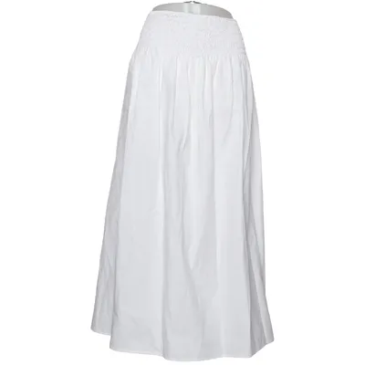 Maxi rok (Wit) van Zara Katoen
