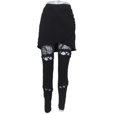 Leggings (Black) from Poizen Industries Cotton, Elastane, Polyester