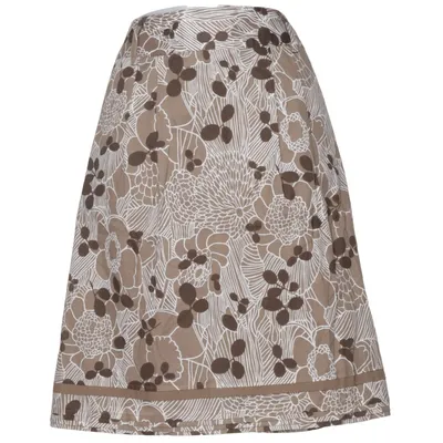 Kjol (Brun, Vit, Flerfärgad) från ESPRIT Collection Bomull