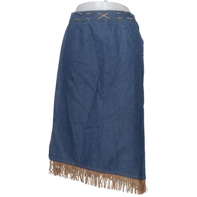 Jeanskjol (Blå, Brun)