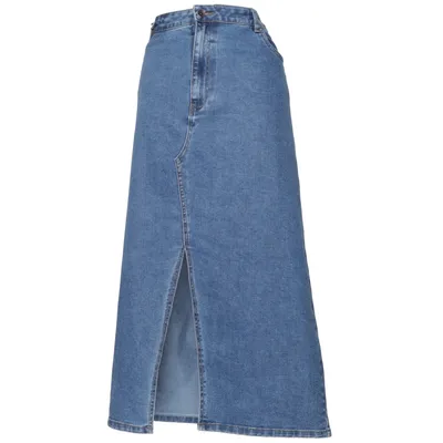 Jeanskjol (Blå) från ONLY Carmakoma Elastan