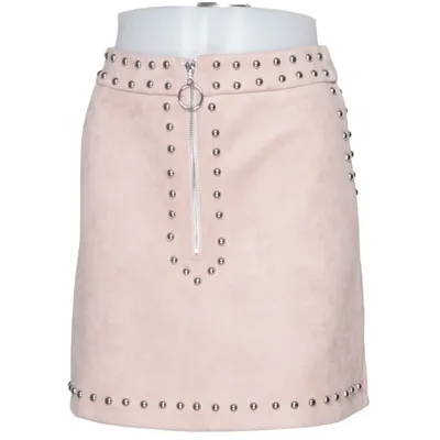 Skirt (Beige) from Drôle de Copine Elastane, Polyester