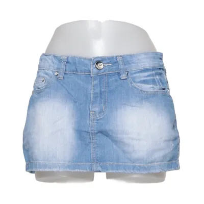 Jeanskjol (Blå) från Mas Fashion Bomull, Elastan, Polyester