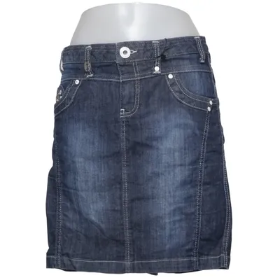 Denim skirt (Blue) from Replay Cotton, Elastane