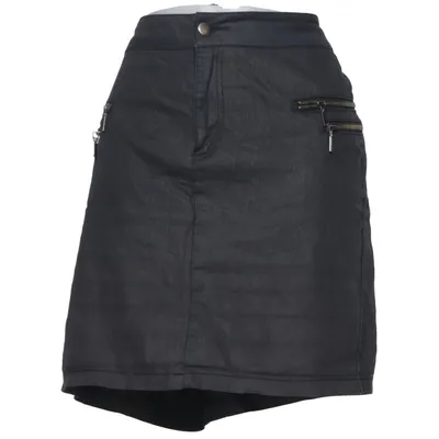 Skirt (Black) from Fransa Jeans Cotton, Elastane, Polyester