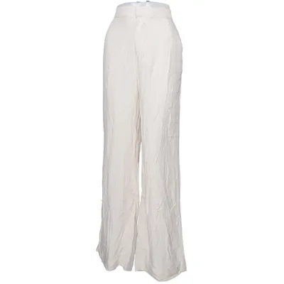 Pantalon patte d'éléphant (Beige) de Gina Tricot Viscose