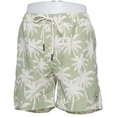 Shorts de bain (Vert, Blanc) de Manebí Élasthane, Polyamide