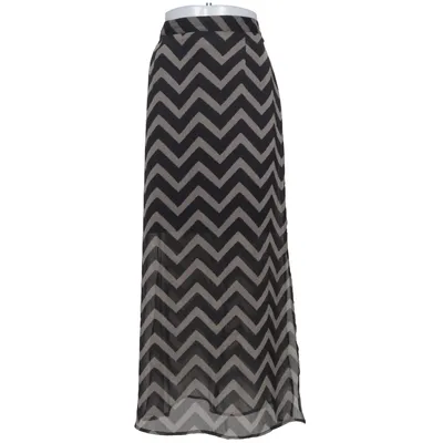 Maxi skirt (Black, Beige) from Geena Polyester