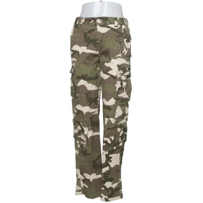Cargo broek (Groen, Beige) van Ochenta Katoen, Polyester