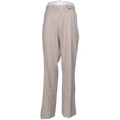 Suit pants (Beige) from Selected Polyester, Wool
