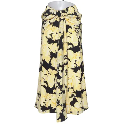 Maxi nederdel (Gul, Sort, Flerfarvet) fra Stine Goya Polyester, Silke