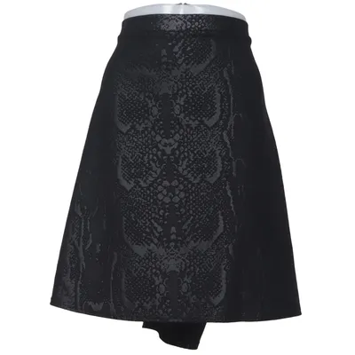 Kjol (Svart, Grå) från Boohoo Elastan, Polyester