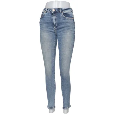 Jeans (Blue) from Never Denim Cotton, Elastane, Polyester
