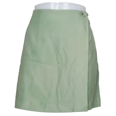 Skirt (Green) from The Fashion Fraction x NA-KD Elastane, Polyester, Viscose