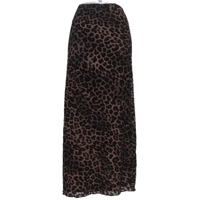 Maxi rok (Bruin, Zwart) van Motel Polyester