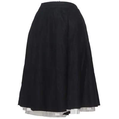 Skirt (Black) from Rundholz Cotton, Linen
