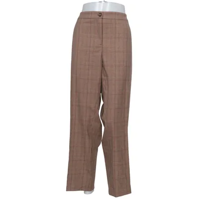 Jakkesætsbukser (Brun) fra Persona by Marina Rinaldi Elastan, Polyester, Viscose