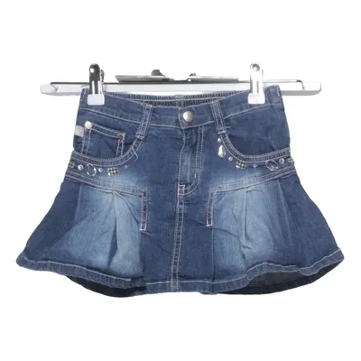 Jupe-short (Bleu) de Bongo Coton, Élasthane