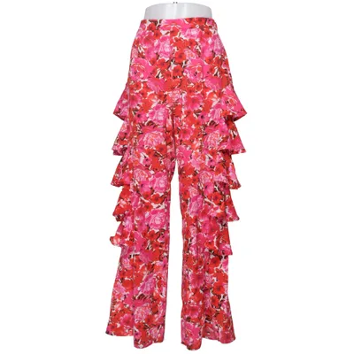 Palazzobukser (Rød, Pink, Flerfarvet) fra Quiz Elastan, Polyester