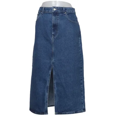 Jeansnederdel (Blå) fra ONLY Blue Denim Genanvendt bomuld