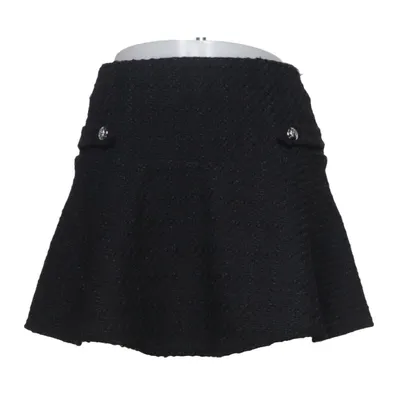 Skirt (Black) from H&M Polyester, Wool