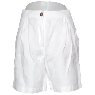 Short (Blanc) de Massimo Dutti Coton, Polyester
