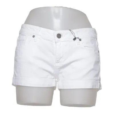 Jeansshorts (Vit) från Paige Bomull, Elastan