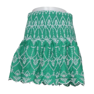 Kjol (Grön, Vit) från Gina Tricot Bomull