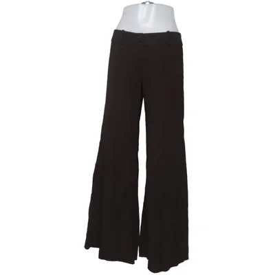 Pantalon patte d'éléphant (Marron) de List Élasthane, Viscose, Laine