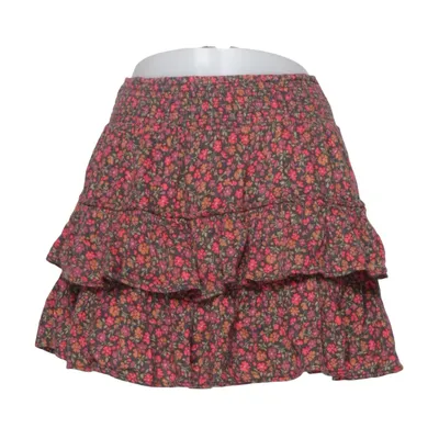 Skirt (Black, Multicolored) from American Eagle Cotton, Viscose