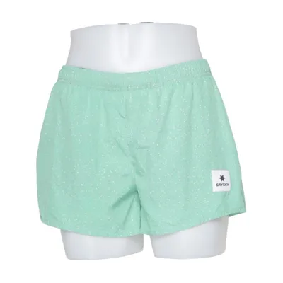 Träningsshorts (Grön, Vit) från Saysky Elastan, Återvunnen polyester