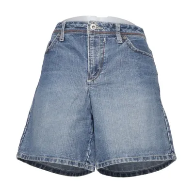 Denim shorts (Blauw) van Faded Glory Katoen, Polyester