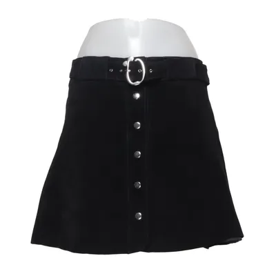 Lædernederdel (Sort) fra Zara Woman Læder
