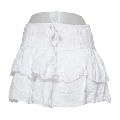 Jupe (Blanc) de Pull & Bear Coton