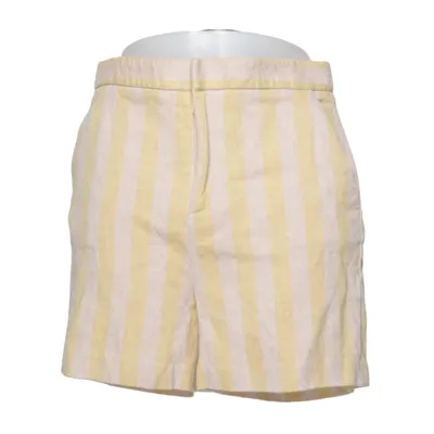 Shorts (Beige, Yellow) from Anecdote Acrylic, Cotton, Viscose
