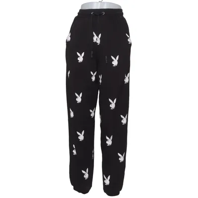 Joggingbroek (Zwart, Wit) van Playboy x Missguided
