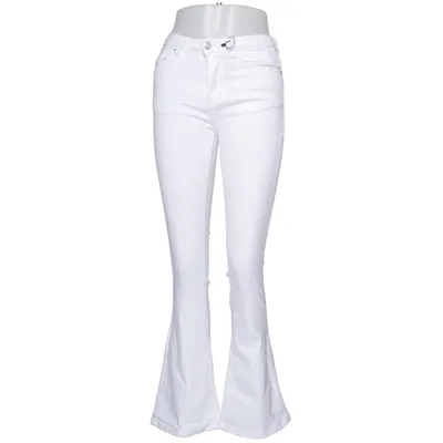 Jean (Blanc) de Nina Carter Coton, Élasthane