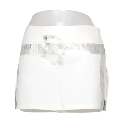 Kjol (Vit, Silverfärgad) från Free Elastan, Polyamid