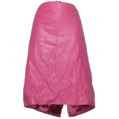 Jupe en cuir (Rose) de Ashley Brooke Cuir, Polyester