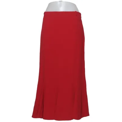 Maxi nederdel (Rød) fra M&Co Elastan, Polyester, Viscose