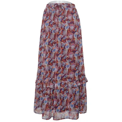 Maxi nederdel (Lilla, Flerfarvet) fra VILA Clothes