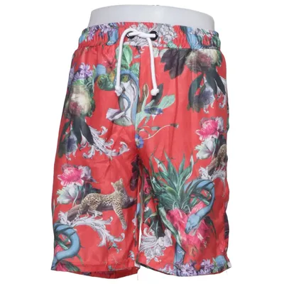 Shorts de bain (Rouge, Multicolore) de Criminal Damage Polyester