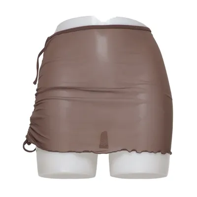 Strandkjol (Brun) Elastan, Polyamid