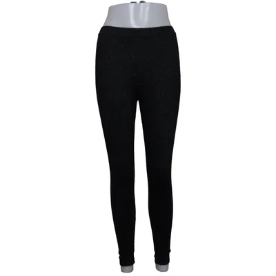 Legging (Noir) de Yihao Élasthane, Laine de mouton, Modal