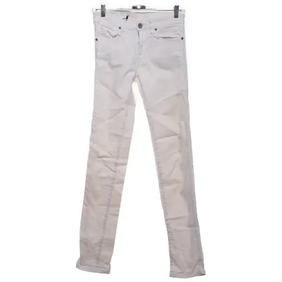 Jeans (Vit) från Dr. Denim Bomull, Elastan