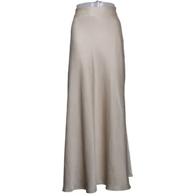 Maxi skirt (Beige) from NA-KD Elastane, Polyester
