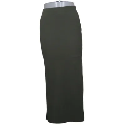 Maxi nederdel (Grøn) fra Flounce Elastan, Polyester