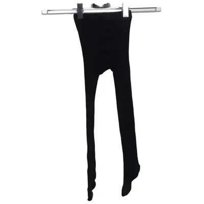 Collants polaires (Noir) de H&M Coton, Élasthane, Polyester