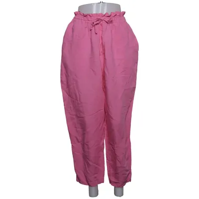Bukser (Pink) fra H&M Linned, Viscose, Polyester